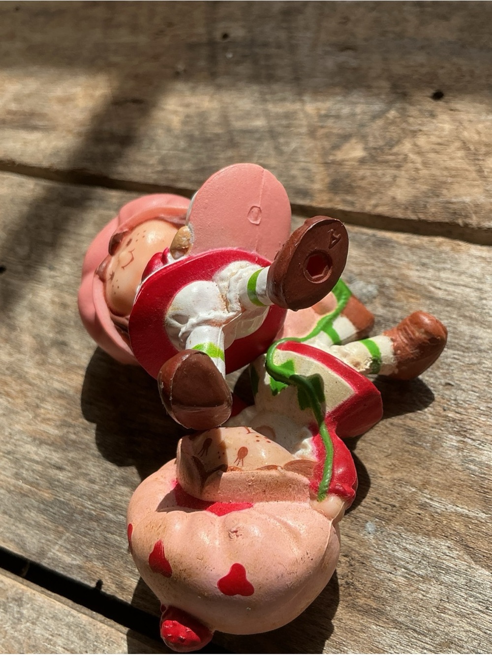 1983 Strawberry Shortcake Style Toy Figurines w cat/cake Set of 2 vintage toys - Picture 6 of 7